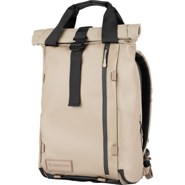WANDRD PRVKE EDC 18L Yuma Tan, Rucsac Urban, Acces Rapid Laptop, Roll-top Extensibil, Buzunar Ascuns AirTag