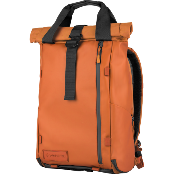 WANDRD PRVKE EDC 18L Rucsac, Culoare Sedona Orange, Acces Rapid Laptop, Roll-Top Extensibil, Compatibil Centura Lombara
