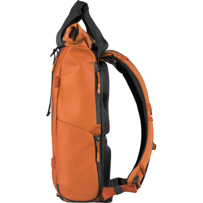 Avatar Shop|WANDRD PRVKE EDC 18L Rucsac, Culoare Sedona Orange, Acces Rapid Laptop, Roll-Top Extensibil, Compatibil Centura Lombara|WANDRD
