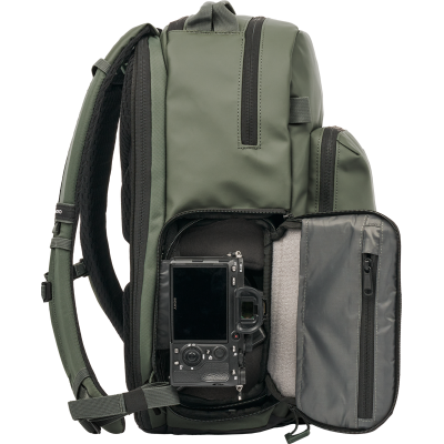 Avatar Shop|WANDRD PRVKE 31L Pocket, Rucsac Foto, Culoare Wasatch Green, Buzunar Frontal, Rezistent la Intemperii, Compatibil Camera Cubes|WANDRD