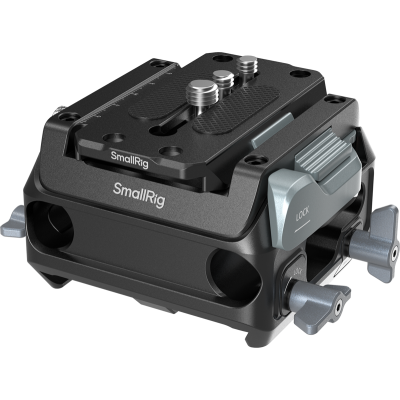 SmallRig 5366 Manfrotto-Type Mount Plate Kit with 15mm Dual Rod Clamp