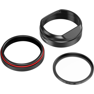 Avatar Shop|SmallRig 5850 UV Filter with Lens Hood Kit for FUJIFILM X100VI / X100V (Black)|SmallRig