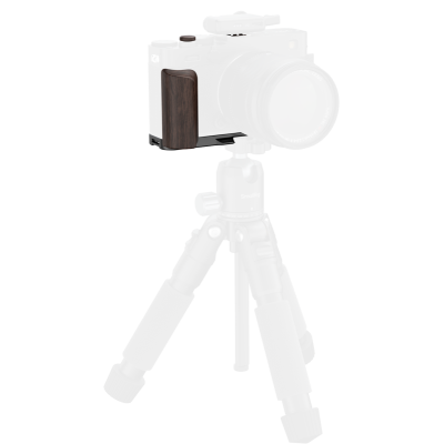 Avatar Shop|SmallRig 6237 L-Shaped Mount Plate with Wooden Handle for FUJIFILM X-E5 (Ebony, Black)|SmallRig