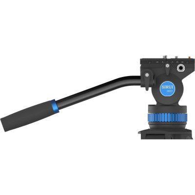 Sirui SH-25 Trepied Video cu Cap Fluid, Bol 75 mm, Inaltime 190 cm, Sarcina 10 kg, Picioare Aluminiu, Placute Manfrotto