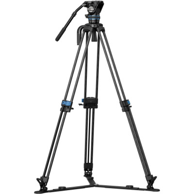 Sirui SQ75+S5 Trepied Video Rapid Twin-Leg din Carbon, Bol 75 mm, Inaltime 178 cm, Sarcina 5 kg, Reglaj One-Step
