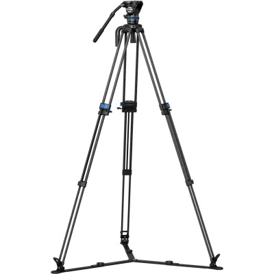 Sirui SQ75+S5 Trepied Video Rapid Twin-Leg din Carbon, Bol 75 mm, Inaltime 178 cm, Sarcina 5 kg, Reglaj One-Step