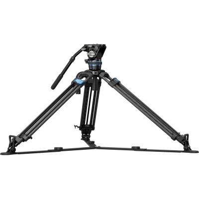 Sirui SQ75+S5 Trepied Video Rapid Twin-Leg din Carbon, Bol 75 mm, Inaltime 178 cm, Sarcina 5 kg, Reglaj One-Step