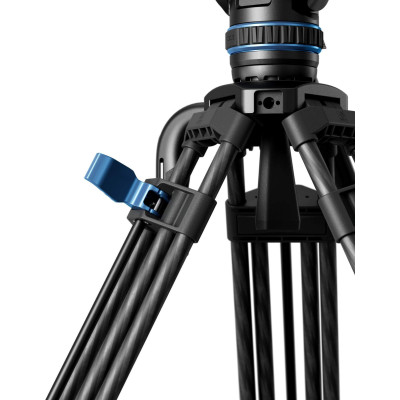 Sirui SQ75+S5 Trepied Video Rapid Twin-Leg din Carbon, Bol 75 mm, Inaltime 178 cm, Sarcina 5 kg, Reglaj One-Step