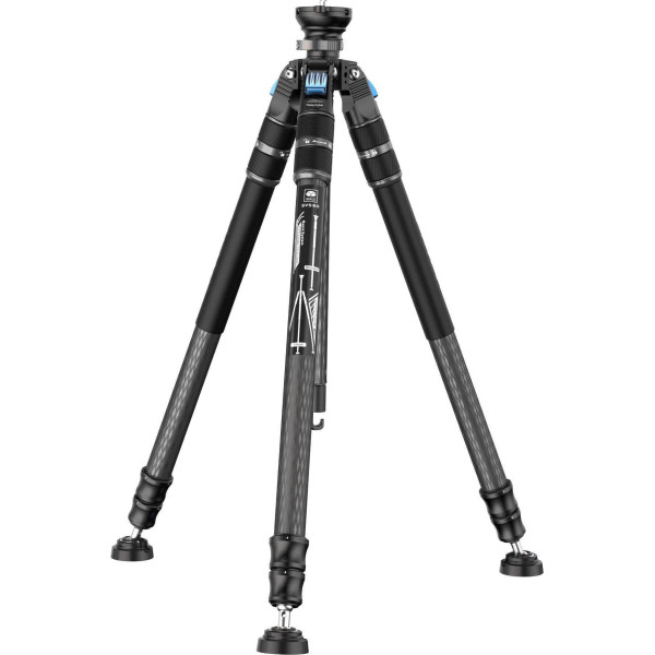 Sirui SVS60 Trepied Video Carbon, Reglaj One-Step, Monopod Integrat, Bol Nivelare +/- 15 grade, Inaltime 164 cm, Sarcina 8 kg