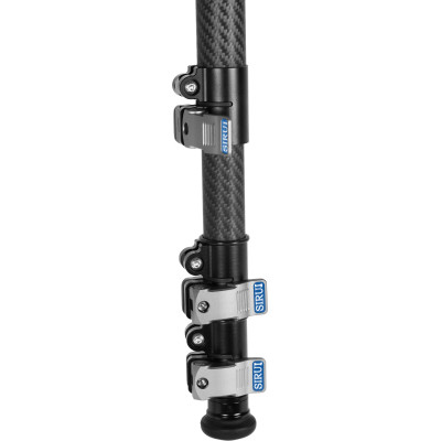Sirui L-324F Trepied Foto din Carbon, Fara Coloana Centrala, Inaltime 145 cm, Sarcina 18 kg, 4 Sectiuni
