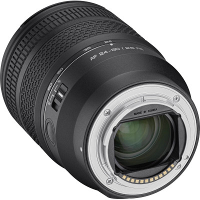 Samyang AF 24-60mm F2.8 FE Obiectiv foto mirrorless, Full Frame, Diafragma F2.8, Filtru 72mm, Greutate 494g, Montura Sony E