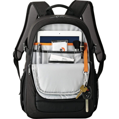 Lowepro Tahoe BP 150 Rucsac Foto, Volum 11L, Compartiment Tableta, Panou UltraFlex, Rezistent la Apa, Negru