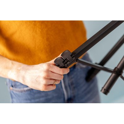Velbon EX-330 Trepied Foto-Video din Aluminiu, Inaltime 145.5 cm, Sarcina 2 kg, Cap Panoramic 2-Way
