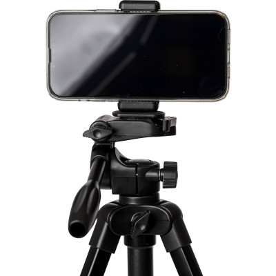 Velbon EX-230II Trepied Foto cu Suport Smartphone, Aluminiu, Inaltime 123 cm, Cap 3-Way, Placuta Quick Release