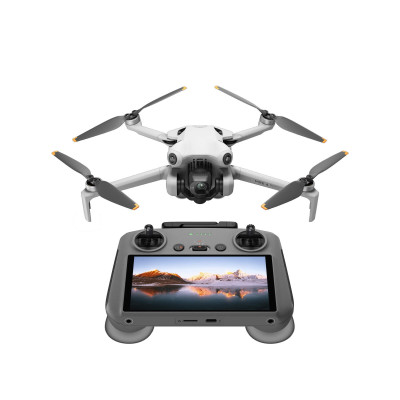 drona dji mini 4 pro cu telecomanda inteligenta rc2 ecran fhd