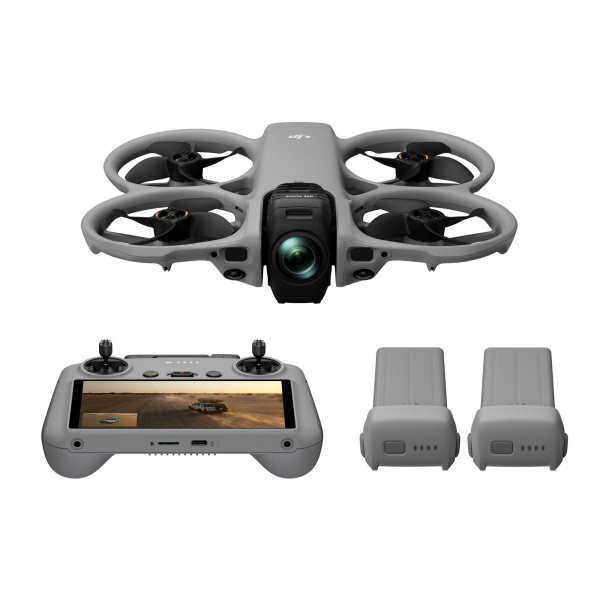 Drona DJI Avata 360 Fly More Combo cu Telecomanda DJI RC 2, Video 8K/60fps HDR 360°, 3 Baterii, Hub Incarcare, Geanta Sling, C1