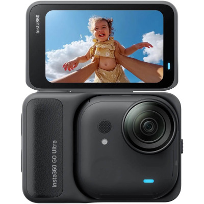 mini camera actiune magnetica insta360 go ultra standard bundle black