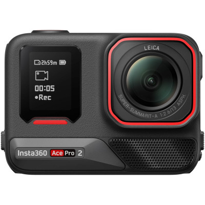 Avatar Shop|Insta360 Ace Pro 2 Camera Actiune cu Senzor Leica 8K 1/1.3", Video 4K/60fps Active HDR, Action Pod, Waterproof 12m|Insta360