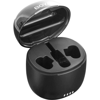 Avatar-Shop|Boya BY-WM3T2-D2 Lavaliere Wireless pentru iOS, Dual-Channel 2.4GHz, Port Lightning, Anulare Zgomot AI, Autonomie 7h|Boya
