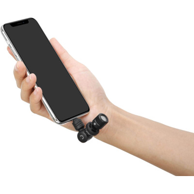Avatar-Shop|Saramonic SmartMic Di Mini Microfon Flexibil pentru iOS, Conector Lightning, Condensator Omnidirectionat, Ultra-Usor 8g|Saramonic