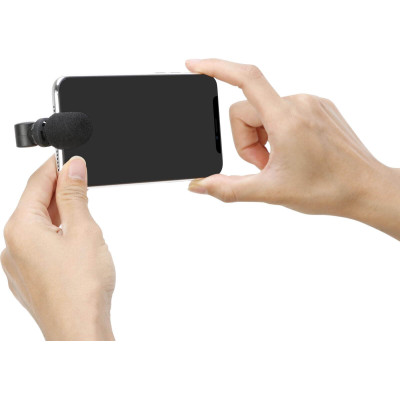 Avatar-Shop|Saramonic SmartMic Di Mini Microfon Flexibil pentru iOS, Conector Lightning, Condensator Omnidirectionat, Ultra-Usor 8g|Saramonic