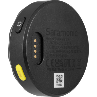 capsula omnidirectionala 6mm inalta fidelitate audio 48khz 24 bit saramonic blinkme u2