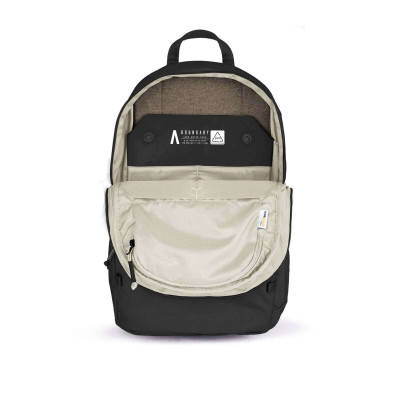 Boundary Rennen Classic Daypack Rucsac Laptop 22 l, Compartiment 16-17", Impermeabil YKK, Negru
