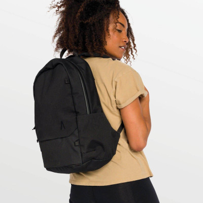 Boundary Rennen Classic Daypack Rucsac Laptop 22 l, Compartiment 16-17", Impermeabil YKK, Negru