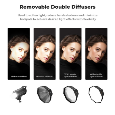 Avatar-Shop|K&F Softbox 65CM Quick Release octogonal|K&F Concept