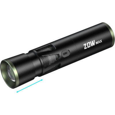 SmallRig 5335 RF 20C Lampa LED Portabila, Focusabila 24°-60°, Putere 20W, 5 Culori, 20 Gobos, Acumulator 5000mAh, Passthrough