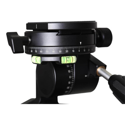 Sirui Four Way Head FD-01, Cap trepied cu ajustare pe patru axe, Manere Pliabile, Placuta Quick Release Arca-Swiss, Sarcina 10kg
