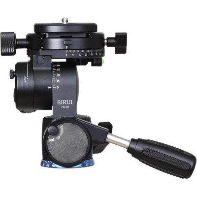 Sirui Four Way Head FD-01, Cap trepied cu ajustare pe patru axe, Manere Pliabile, Placuta Quick Release Arca-Swiss, Sarcina 10kg