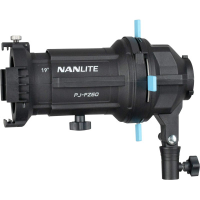 Avatar-Shop|Kit Lampa Nanlite Forza 60CR RGBLAC cu Proiector PJ-FMM, Lentile 19/36 Grade, DMX CRMX Wireless, 4 Sabloane Gobo|Nanlite