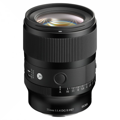 diafragma cu 11 lamele rotunjite si inel cu functie de-click obiectiv sigma
