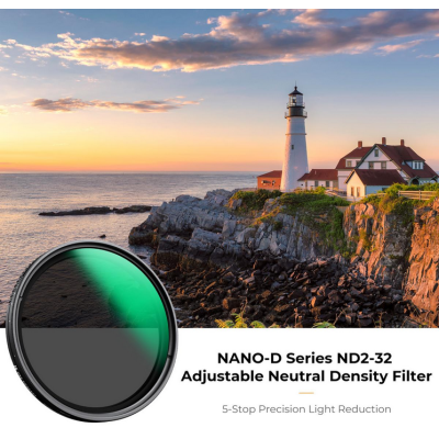 Avatar Shop|K&F 58MM D Series Variable/Fader ND Filter, ND2~ND32, W/O Black Cross, Filtru ND variabil|K&F Concept