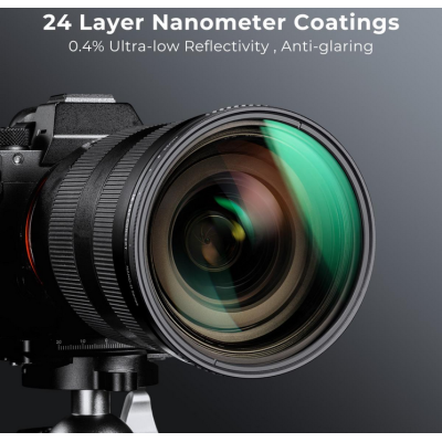 Avatar Shop|K&F 58MM D Series Variable/Fader ND Filter, ND2~ND32, W/O Black Cross, Filtru ND variabil|K&F Concept