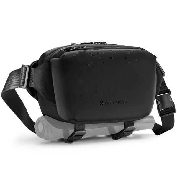 K&F Sling Bag 4L Urban Wander 12 (Black), Geanta umar aparat foto