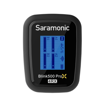Avatar-Shop|Saramonic Blink500 ProX B8 Sistem Microfon Lavaliera Wireless, 4 Canale, Inregistrare 14 Ore, IP66, Raza 280m, 20Hz-20kHz|Saramonic