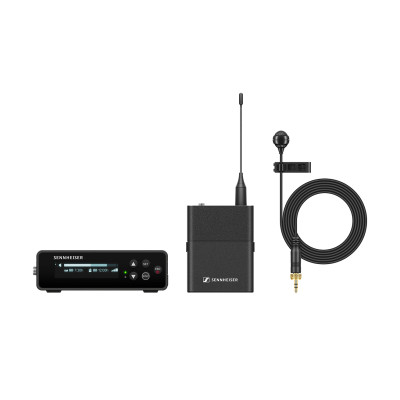 Avatar-Shop|Sennheiser EW-DP ME4 R4-9 Sistem Wireless UHF Digital, Lavaliera Cardioid ME4, Bluetooth, OLED, Latenta 1.9ms, Banda 56MHz|Sennheiser