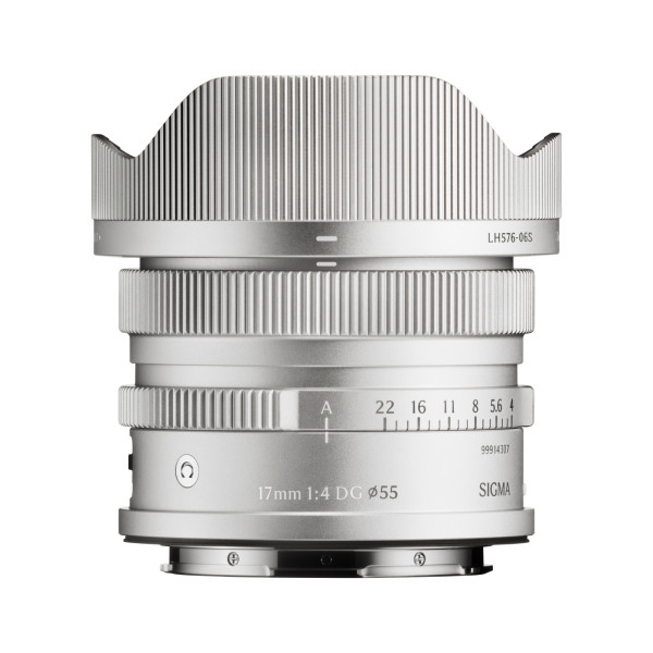 Sigma 17mm F4 DG DN Obiectiv Full-Frame, Ultra-Wide, I Series, Autofocus STM, Macro 12cm, Filtru 55mm, Argintiu, L-Mount