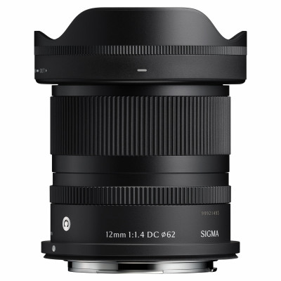 Avatar Shop|Sigma 12mm F1.4 DC DN Contemporary Obiectiv Mirrorless, Format APS-C, Autofocus STM, 14 Elemente, Filtru 62mm, Montura Fuji X|SIGMA