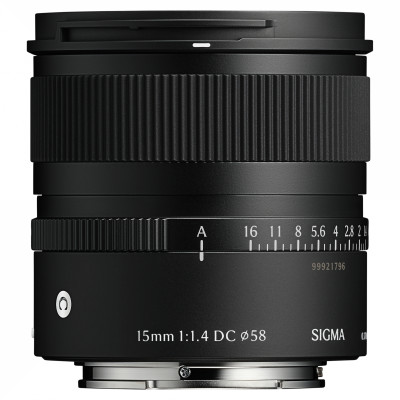 Avatar Shop|Sigma 15mm F1.4 DC Contemporary Obiectiv Mirrorless Superangular APS-C, Diafragma F1.4, 13 elemente, Montura Sony E|SIGMA