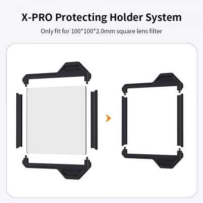 Avatar Shop|K&F Concept Suport Protectie Filtre Patrate 100x100mm, Set 2 Bucati, Compatibil Nano X Pro Series|K&F Concept