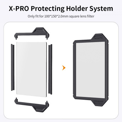 Avatar Shop|K&F Concept Suport Protectie Filtru Patrat 100x150mm, 2 Bucati, Seria Nano X-Pro, Compatibil 100x100x2.0mm|K&F Concept