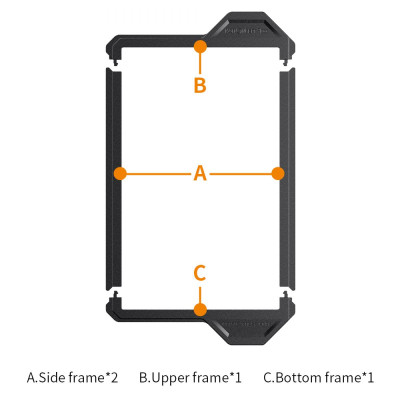 Avatar Shop|K&F Concept Suport Protectie Filtru Patrat 100x150mm, 2 Bucati, Seria Nano X-Pro, Compatibil 100x100x2.0mm|K&F Concept
