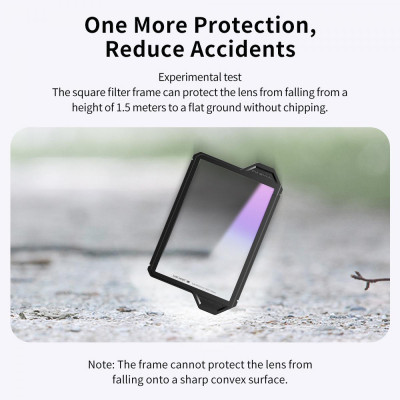 Avatar Shop|K&F Concept Suport Protectie Filtru Patrat 100x150mm, 2 Bucati, Seria Nano X-Pro, Compatibil 100x100x2.0mm|K&F Concept