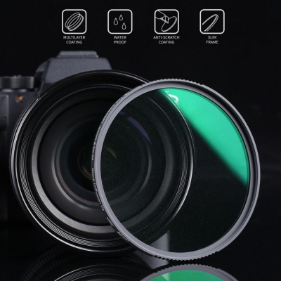 Avatar Shop|K&F 37mm Filtru Nano-X Black Mist 1/8, HD, Rezistent la Apa, Anti-Zgariere, Acoperire Verde|K&F Concept