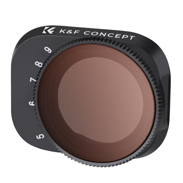 DJI Filtru ND Variabil ND32-ND512 pentru Mini 3 Pro/Mini 3, 5-9 Trepte Diafragma, 28 Straturi Nano-Coating, Greutate 0.7g