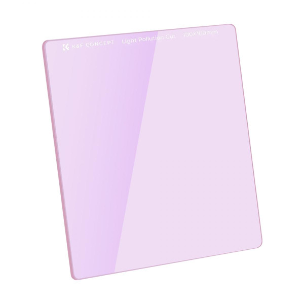 K&F Concept Filtru Patrat Natural Night 100x100mm, Grosime 2mm, Sticla Optica Japoneza, Rezistent la Apa, Anti-Zgariere