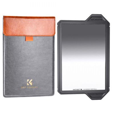 Avatar Shop|K&F 100x150x2mm Filtru Patrat GND8 Gradient Soft, Cu Rama de Protectie, 3 Stops, Sticla AGC, 28 Straturi Anti-Reflex|K&F Concept